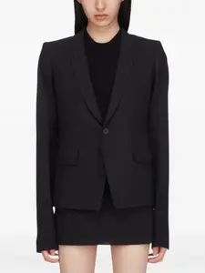 Блейзер на пуговице Rick Owens, черный