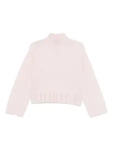 Свитер с воротником-трубой Fabiana Filippi, розовый