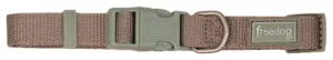 Базовое нейлоновое колье Freedog серо-зеленого цвета 38-66см х 25мм Freedog, цвет зеленый