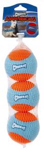 Chuckit Pack 3 Плавающие пляжные мячи с нейлоновым покрытием для собак 6,3 см