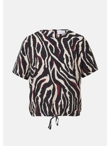 Блузка 49A4_бежевого цвета comma