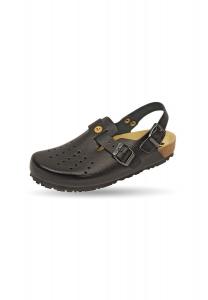 Сабо женские ESD Schuhmode Weeger с ремешком, черный