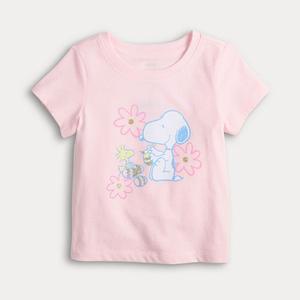 Футболка с принтом Peanuts Snoopy для девочек 4-12 лет Jumping Beans