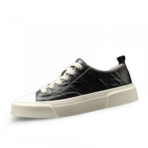 Нескользящие, износостойкие, легкие, дышащие низкие мужские кроссовки для скейтбординга SENJIALUO, Black