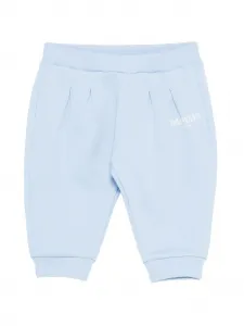 Спортивные брюки с принтом логотипа Balmain Kids, синий