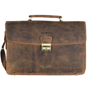 Сумка для ноутбука Greenburry Vintage Leder 40 cm Laptopfach, коричневый