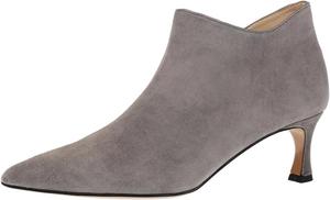 Женские ботильоны Miss Left с каблуком-кирпичиком, боковой молнией, удобные, на щиколотке, с заостренным носком, классические, повседневные, для платья и улицы, размеры 4-16 US, Grey