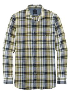 Рубашка OLYMP , оливковый