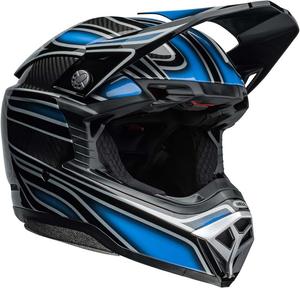 Шлем BELL Moto-10 Spherical MIPS, Webb Marmont Gloss North Carolina Blue