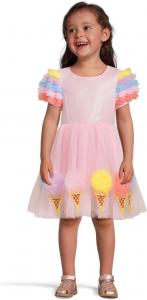 Платье Lola and The Boys Ice Cream Shimmer Tulle Dress, розовый