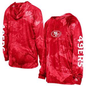 Мужской красный свитшот с капюшоном San Francisco 49ers Realtree Xtreme Camo New Era