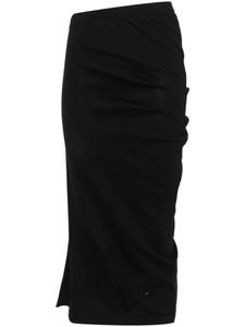 Асимметричное юбка миди Moschino, черный