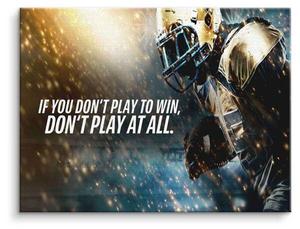 Картина на холсте ArtMind Play to win at all, многоцветный