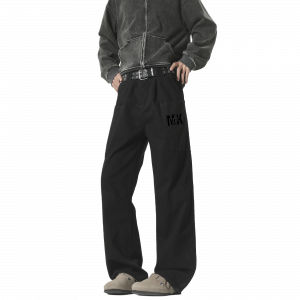 Джинсы Unisex утепленные и с флисовой подкладкой Cargo Mackyo, черный fleece-lined