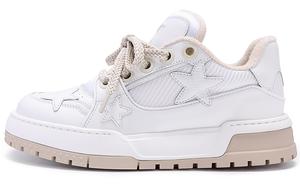 Satchi Кроссовки для скейтбординга, увеличивающие рост, износостойкие и нескользящие, мужские, белые, 4,5 см