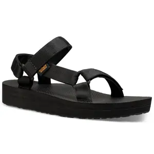 Женские универсальные сандалии средней формы, повседневные сандалии Teva, Black