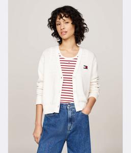 Кардиган необходим Oversize fit Tommy Jeans, белый