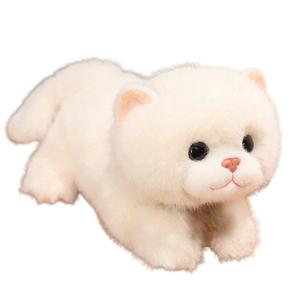 Ленивый кот, уютная плюшевая кукла для обнимашек, плюшевая кукла, высота 25см/35см Click, белый
