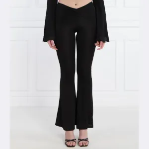 Расклешенные брюки Twin-Set, черный