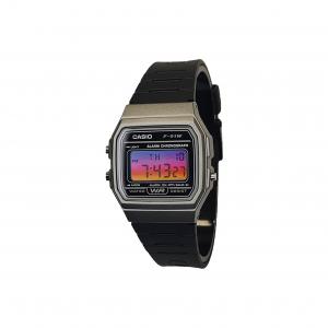 CASIO Часы Retrofit Series Quartz Movement Resin Strap Watch Unisex Black Dial