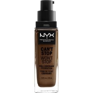 Тональная основа NYX Professional Makeup Can't Stop Won't Stop Foundation, Nr. 02 Light Porcelain / 30 ml