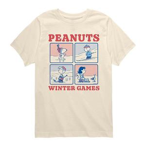 Футболка с принтом Spongebob Squarepants Bikini Bottom Ski Club для мальчиков 8-20 Nickelodeon, Cream