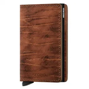 Кошелек Secrid Slimwallet Dutch Martin leather, коричневый