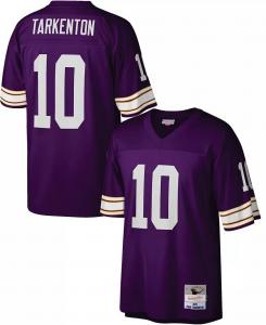 Мужская майка Mitchell & Ness Minnesota Vikings Fran Tarkenton # 10 1975, фиолетовая футболка с возвратом
