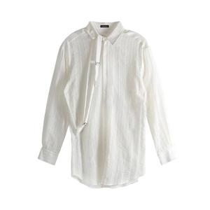 Рубашка Ann Demeulemeester Ebba Comfort Shirt With Adjustable Strap, Natural White