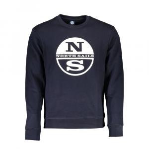 Синий хлопковый свитер North Sails