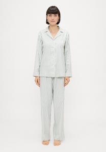 Пижамный комплект Lauren Ralph Lauren NOTCH COLLAR LONG PAJAMA, Blue