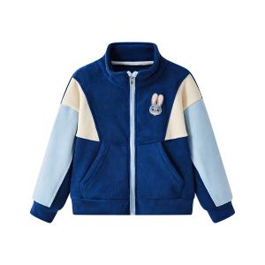 Детский топ со стоячим воротником, средней высоты Disney, синий