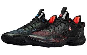 Баскетбольные кроссовки Three-point Rain1.0 мужские с низким верхом, черные/синие/темно-красные Anta