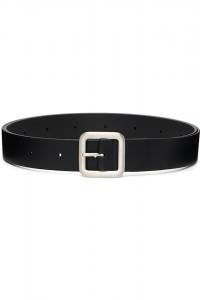 Ремень из телячьей кожи Jil Sander, черный