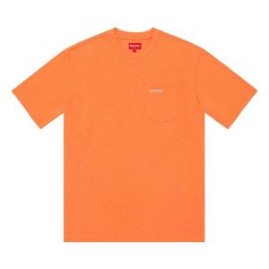 Футболка Supreme Short-Sleeve Pocket Tee Peach, оранжевый