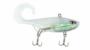 CHASEBAITS Мягкая приманка - Curly Vibe HEAVY - 8,5 см / 23 г - 01 Milk Flash