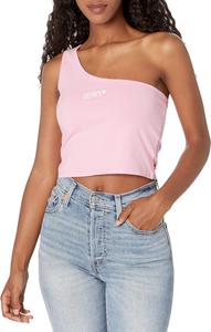 Женская укороченная майка Levi's с логотипом на одно плечо, Prism Pink
