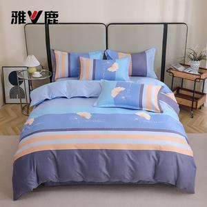 Yalu Комплект постельного белья из 3 предметов (простыня, пододеяльник 150х200 см), 1.2 м, фланель, цвет Maple Leaf Sentiment