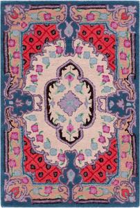 SAFAVIEH Bellagio Collection ковер 61 x 92 см Ivory/Pink BLG535A ручной работы медальон шерстяной для прихожей гостиной спальни