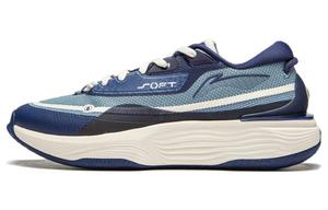 Кроссовки LINING SOFT WARM Lifestyle Shoes Men Low-top Dusty Blue/Dark Blue, темно-синий