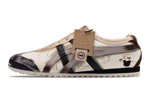 Onitsuka Tiger MEXICO 66 Heart In A Muddle Дышащие Легкие Прочные Повседневные Кроссовки Низкие Унисекс Серый Кофе