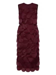 Платье из органзы Lika, красный