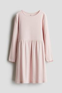 Платье из ребристого джерси H&M, розовый