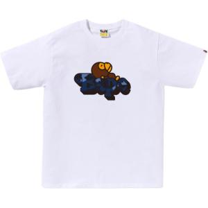 Bape цветной камуфляж мило на Bape футболке A BATHING APE, белый