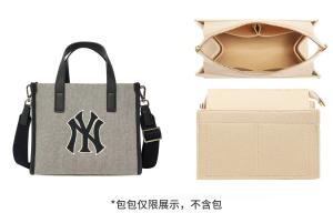 Luxury Care Artisan Workshop Ремешок для женской сумки из искусственной кожи черный, Beige Felt Liner[Zipper with Anti-Theft Design]