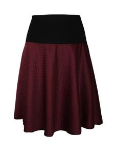 Юбка dunkle design A-Linie Jacquard, Wine Red