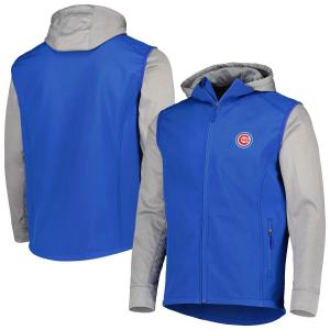 Мужская куртка с молнией во всю длину Dunbrooke Royal/Heather Grey Chicago Cubs Alpha