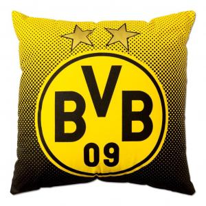 Подушка из микрофибры BVB Borussia Dortmund Football Bundesliga 40 x 40 см с логотипом