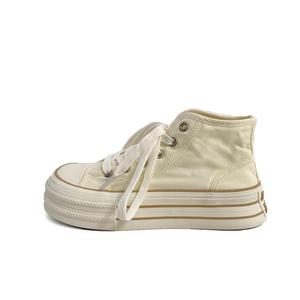 City camel Женские низкие скейтерские кеды бежевые, цвет Beige