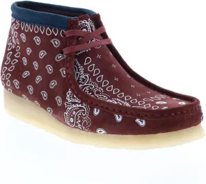 Мужские ботинки Clarks Wallabee Chukka, красный